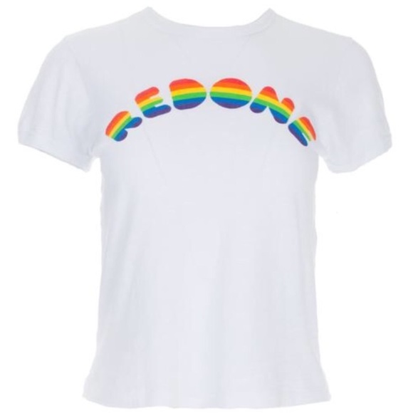 Re/Done Tops - Re/Done Rainbow Ringer Tee Shirt small / XS
